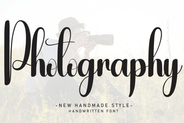 Photography Script Typeface