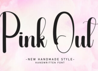 Pink Out Script Font