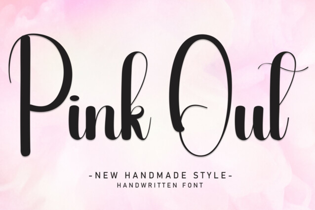 Pink Out Script Font