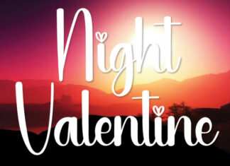 Night Valentine Script Font