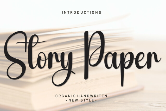 Story Paper Script Font