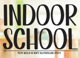 Indoor School Display Font