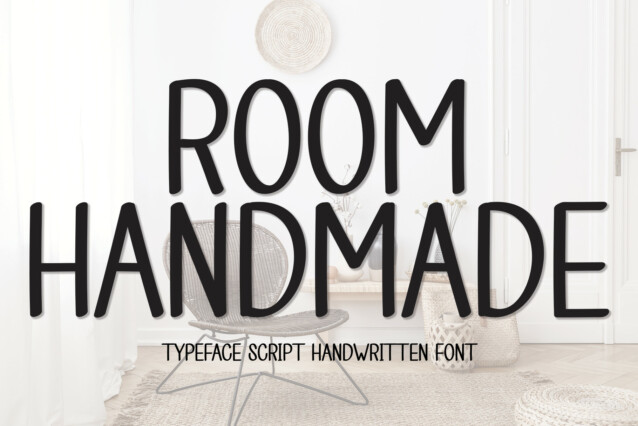 Room Handmade Display Font