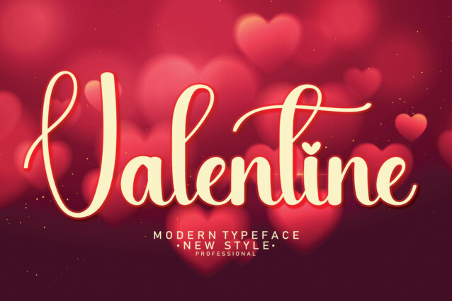 Valentine Handwritten Typeface