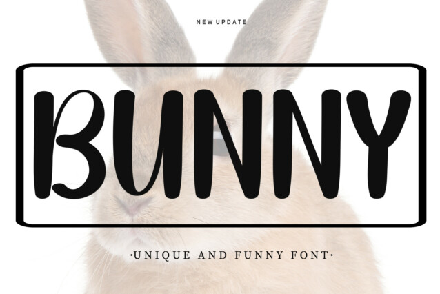 Bunny Display Typeface