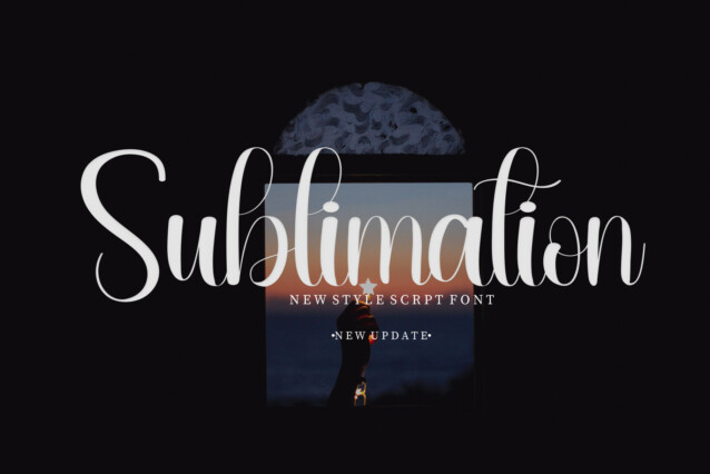 Sublimation Script Typeface