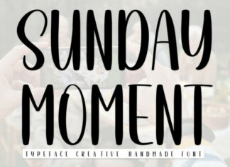Sunday Moment Script Font