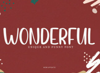 Wonderful Display Font