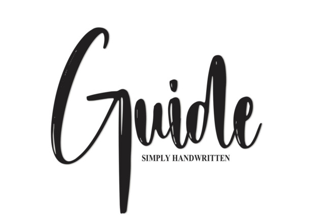 Guide Script Font
