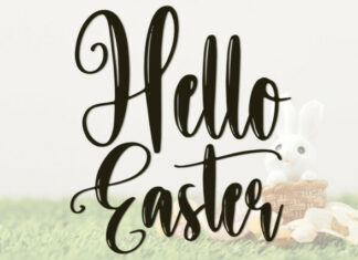 Hello Easter Script Font