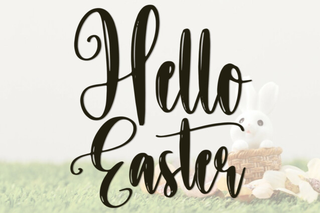 Hello Easter Script Font