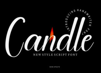 Candle Script Typeface