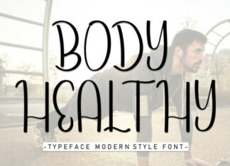 Body Healthy Display Font