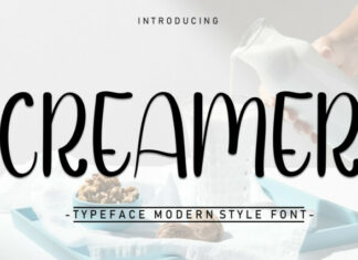 Creamer Display Font