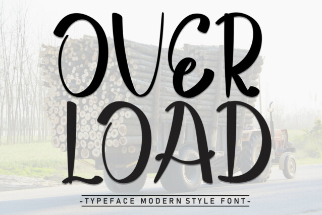 Over Load Display Font