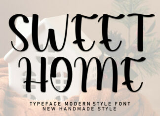 Sweet Home Display Font