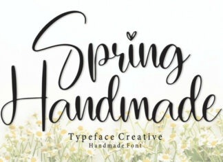 Spring Handmade Font