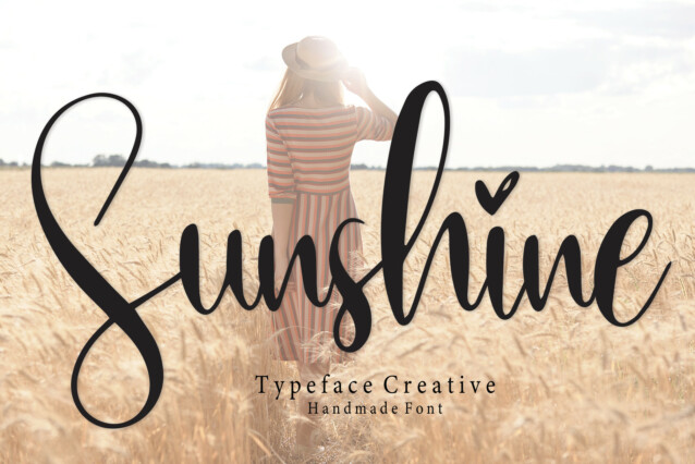Sunshine Script Typeface