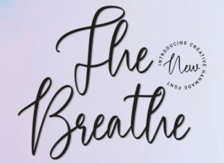 The Breathe Script Font