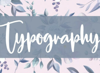 Typography Script Font