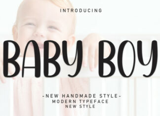 BabyBoy Script Font