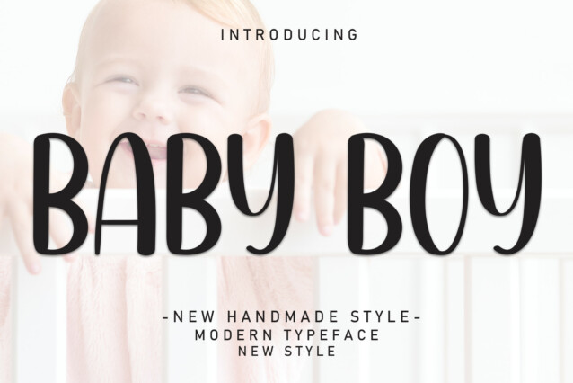 BabyBoy Script Font