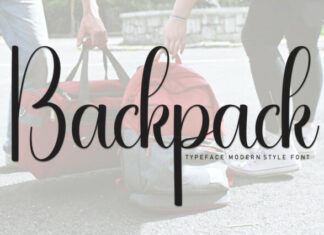 Backpack Script Font