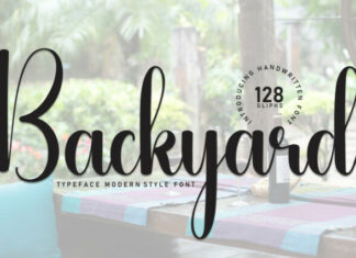 Backyard Script Font