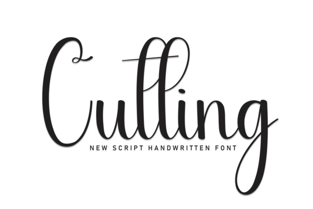 Cutting Script Font