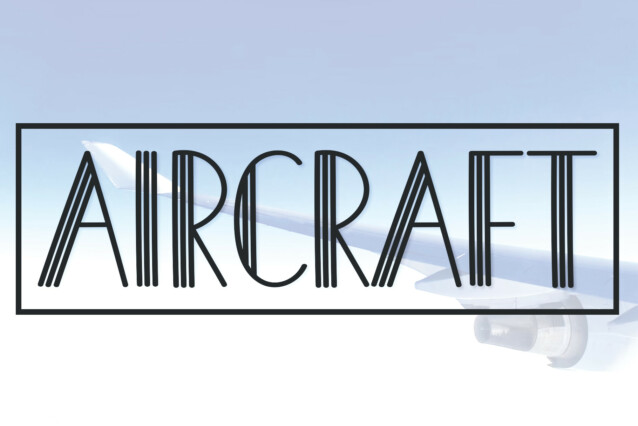 Aircraft Display Font