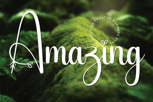 Amazing Script Font