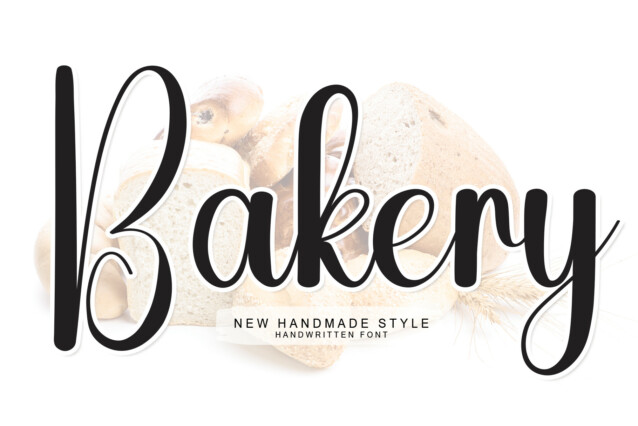 Bakery Handwritten Font