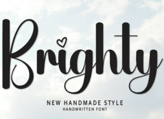 Brighty Script Font