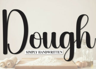 Dough Script Font