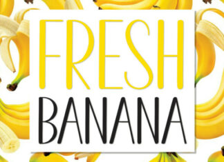 Fresh Banana Display Font