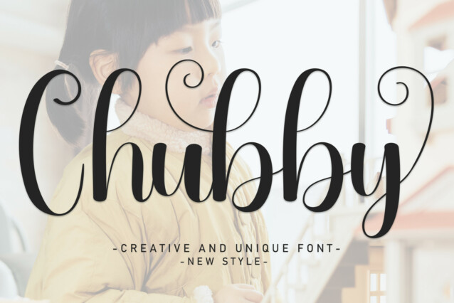 Chubby Script Typeface