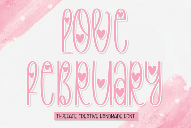 Love February Display Font