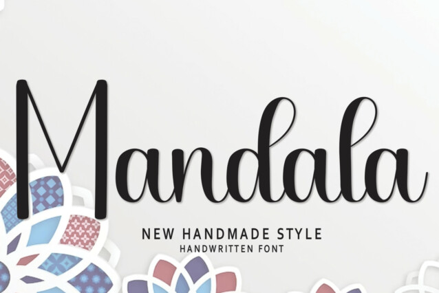 Mandala Handwritten Typeface