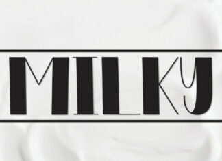 Milky Display Font