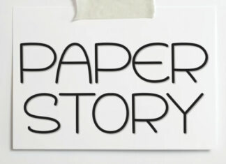 Paper Story Display Font