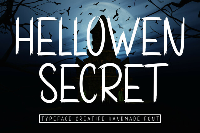 Hellowen Secret Display Font
