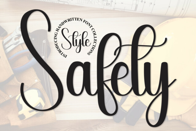 Safety Script Font