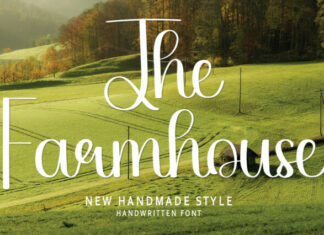 The Farmhouse Script Font