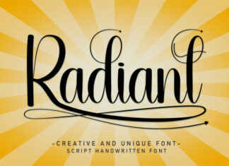 Radiant Script Font
