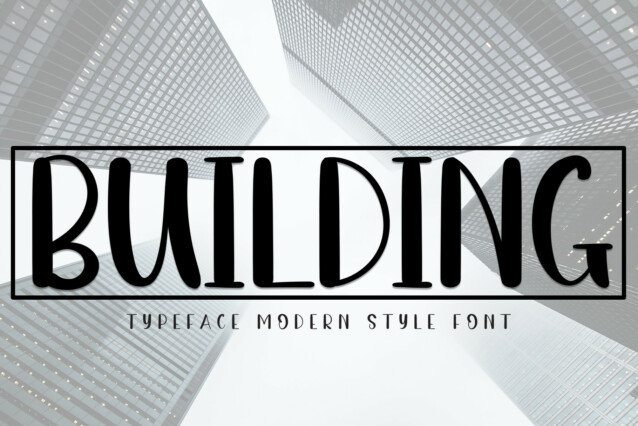 Building Display Font
