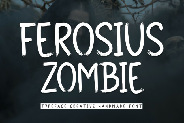 Ferosius Zombies Display Font