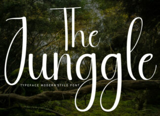 The Jungle Script Font