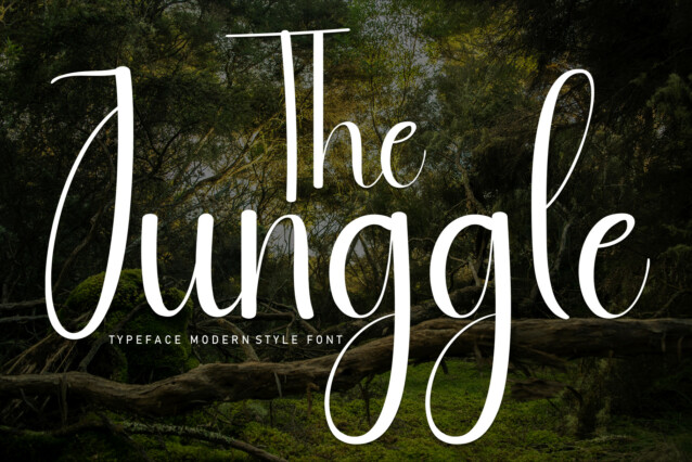 The Jungle Script Font