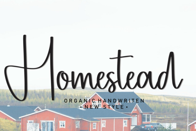 Homestead Script Font