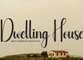 Dwelling House Script Font
